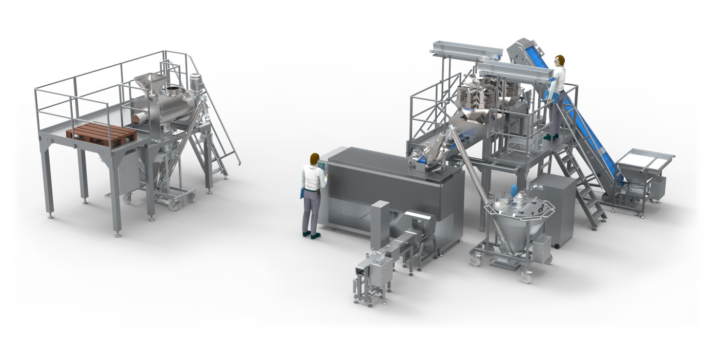 line for production and packaging of blends blend line ll