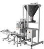 PES6 + OD5 semi-automatic dosing machine with conveyor