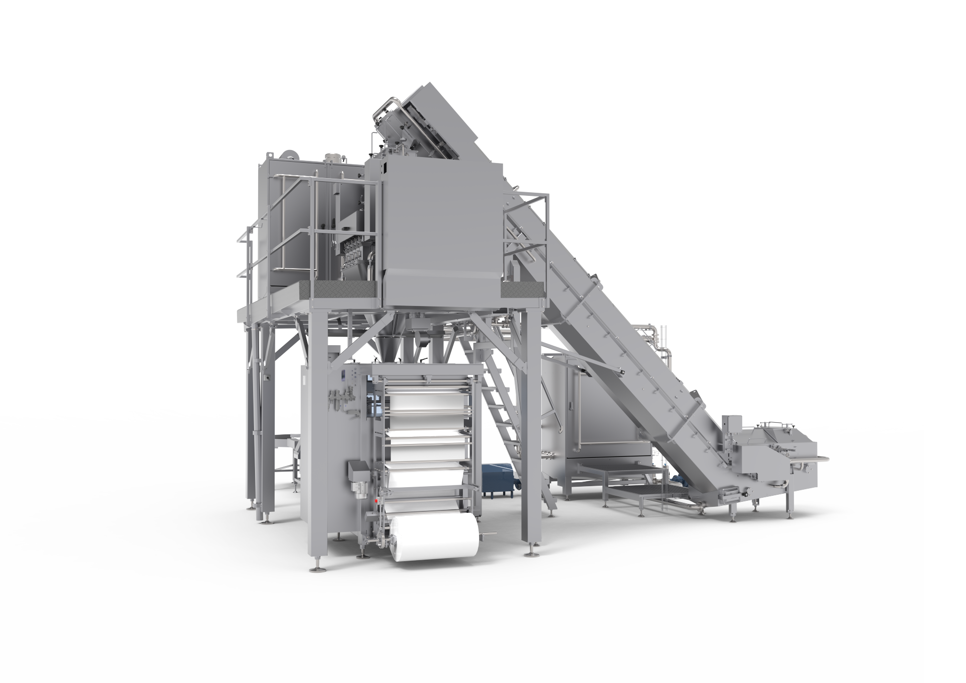 Пакувальна лінія для зернистого сиру CURD LINE CIP Compact